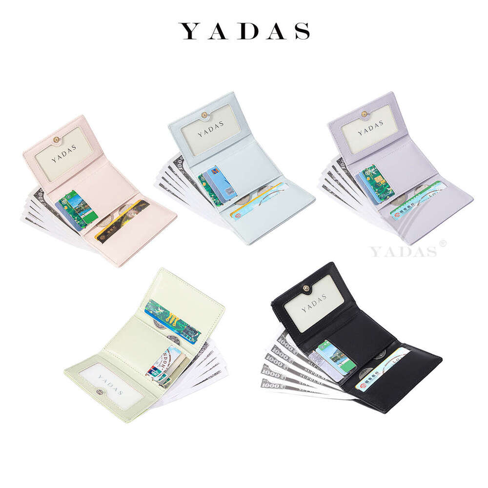 Big Bowknot YADAS Small Fragrance Women's Card Holder Fashion Heart PU Leather Short 70% off Coin Purse Wallet