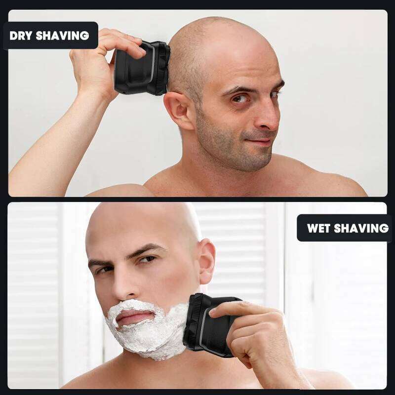 RESUXI 177 Men's 2-In-1 Electric Shaver LCD Rechargeable Razor Washing Clipper Dry/Wet Full Body Hair Trimmer