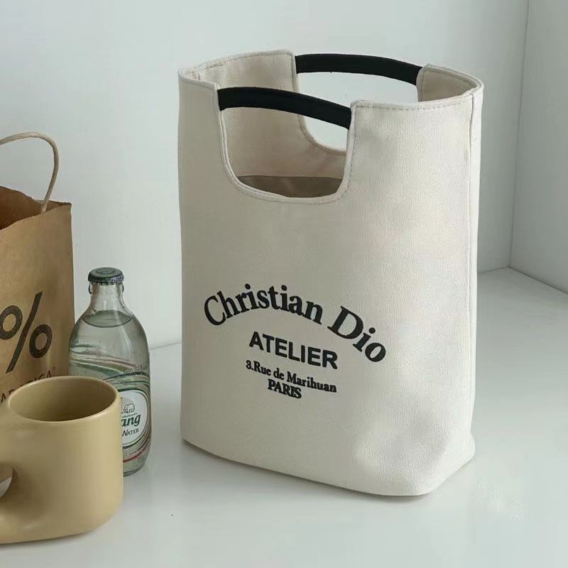 Women's Canvas Bag Handbag Free Shipping Designer Fashion Work Makeup Mommy Bag Student Lunch Box Designer Bag Bucket Lunch Box Casual Cloth Bag