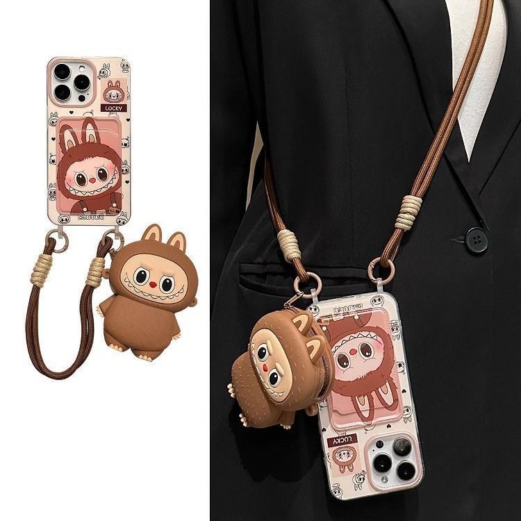 Fun cartoon rag bag for Apple 16ProMax mobile phone case iPhone15 new 13/14/12