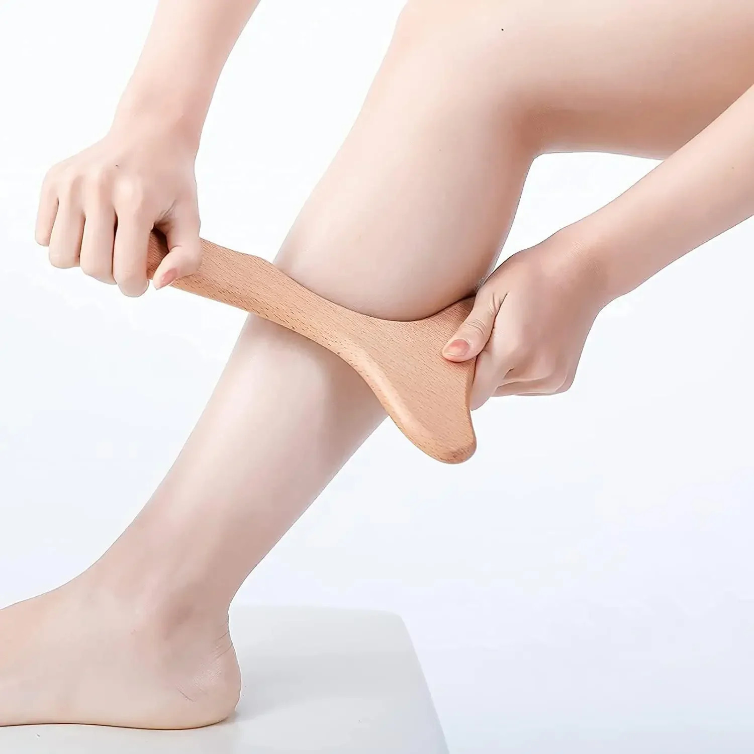 Wood Therapy Massage Tool Lymphatic Drainage Massager Onehanded Body Sculpting Tools For AntiCellulite Gua Sha Muscle Release 250619