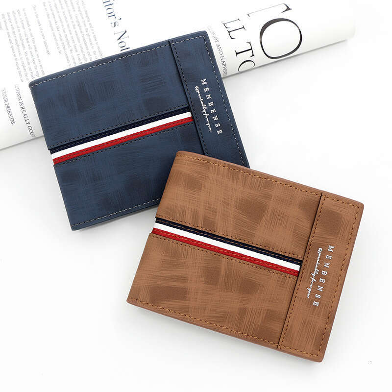 Feng Sanding Hinge Men's Short Large Capacity 70% off Coin Pouch Multiple Card Slots ID Wallet