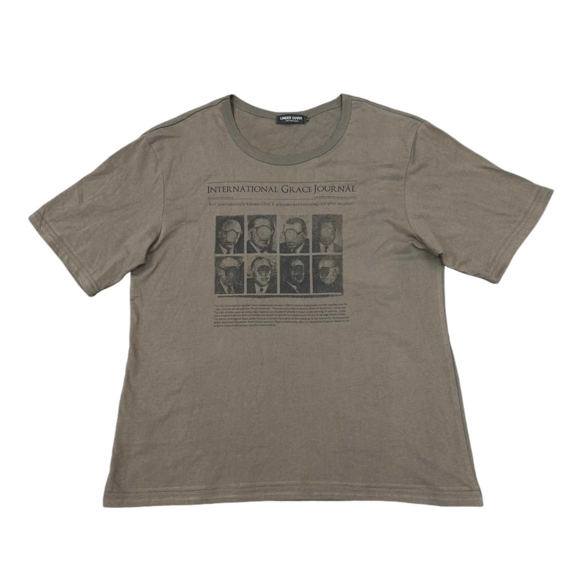 New Men Undercover 8 of grace journal T Shirts T-Shirt Hip Hop Skateboard Street Cotton T-Shirts T Top size 1 2 3#N195 X250623