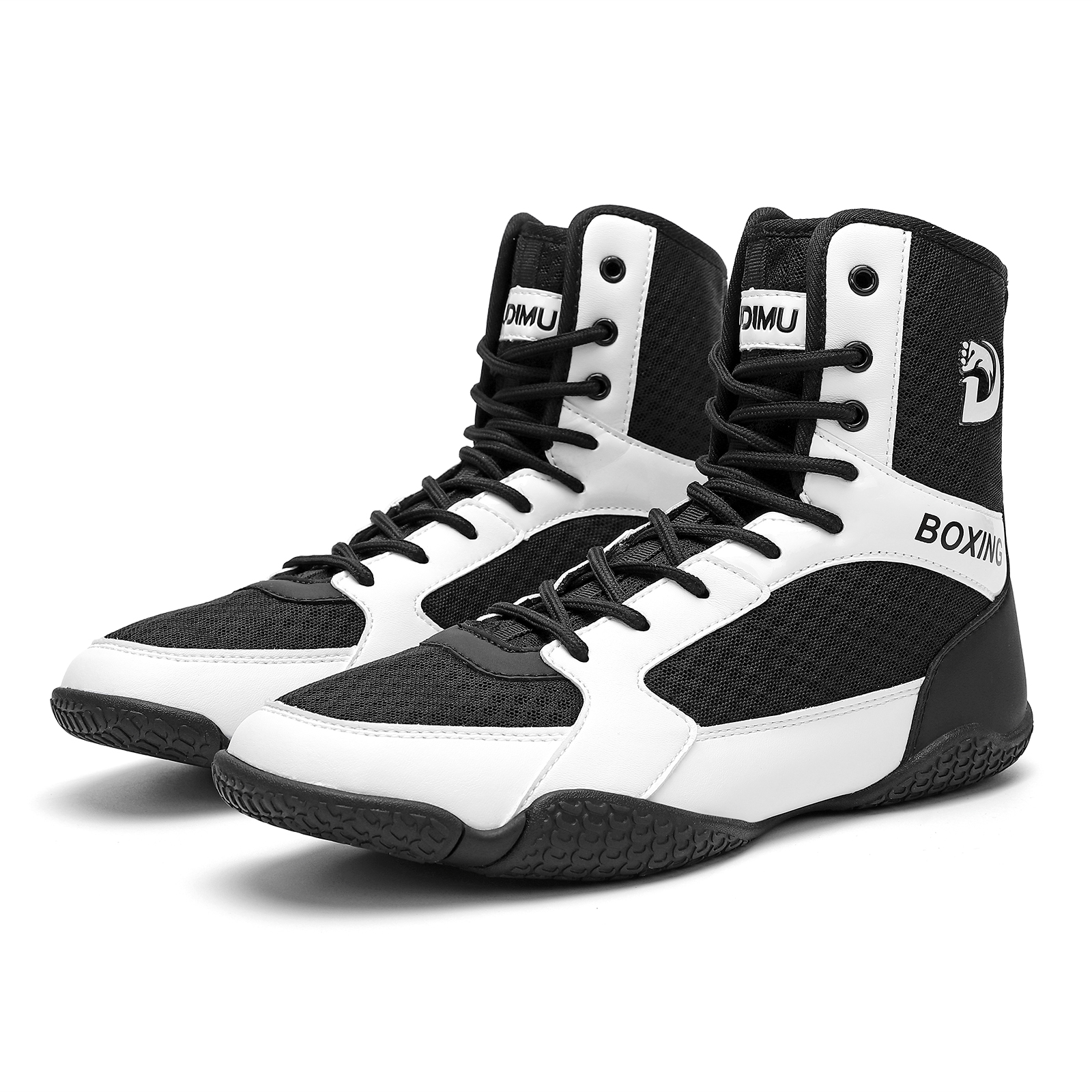 Men's Professional Boxing Shoes, Professional Muay Thai Shoes, Sanda Training Shoes, Combat Shoes, Free Kickboxing Shoes, Competition Wrestling S