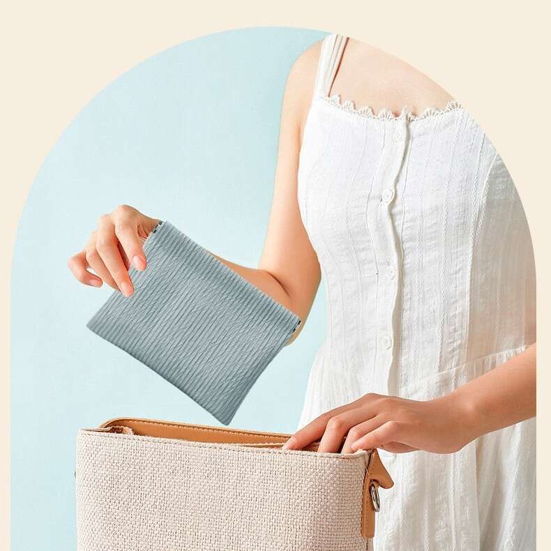 Portable Small Makeup PU Mini Waterproof Lipstick Pouch Touch-up Bag Simple Convenient Storage