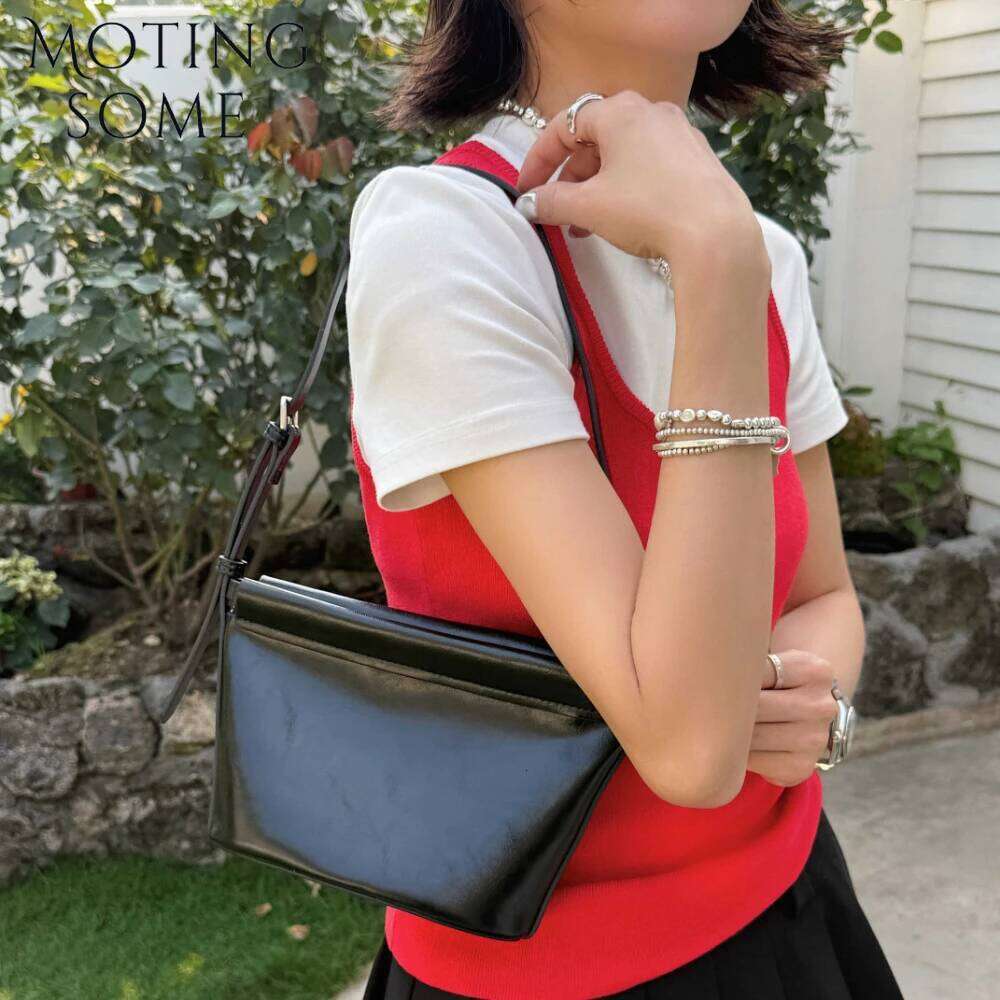 Moingsome Fashionable Mini Handbag For Women Genuine Leather Crossbody Shoulder Messenger Bucket Casual Tote Samll Bags