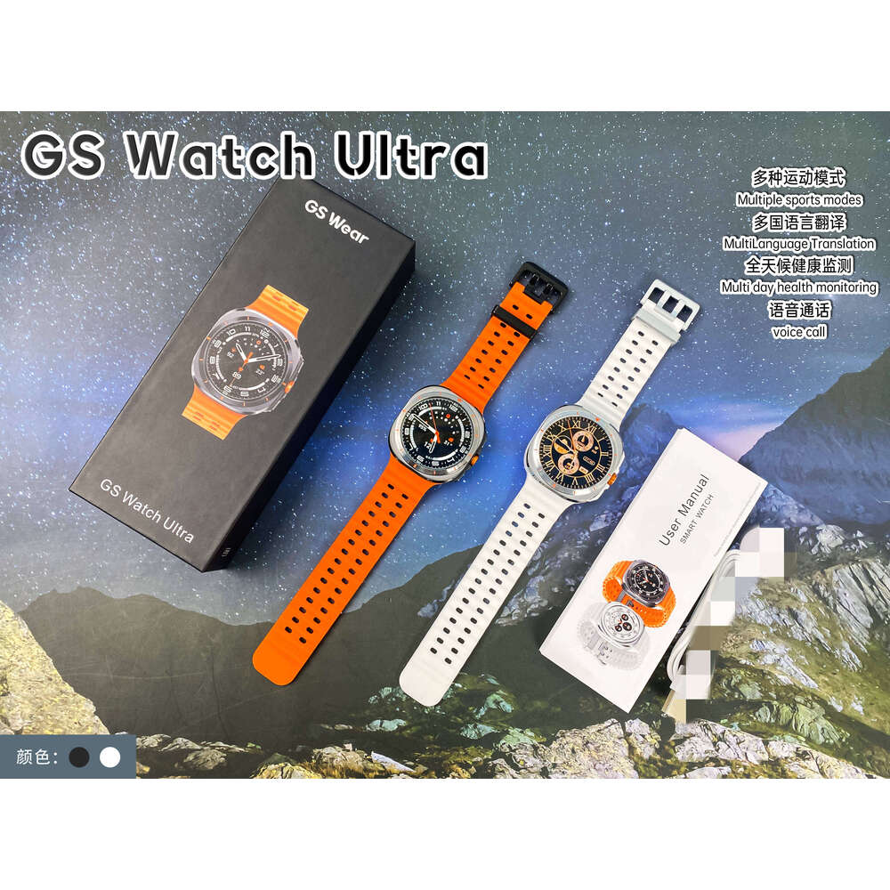 DHgadgets GS Ultra 1.43inch AMOLED Compass Map Navigation BT Call Blood Oxygen Local Music Sports Smart Watch