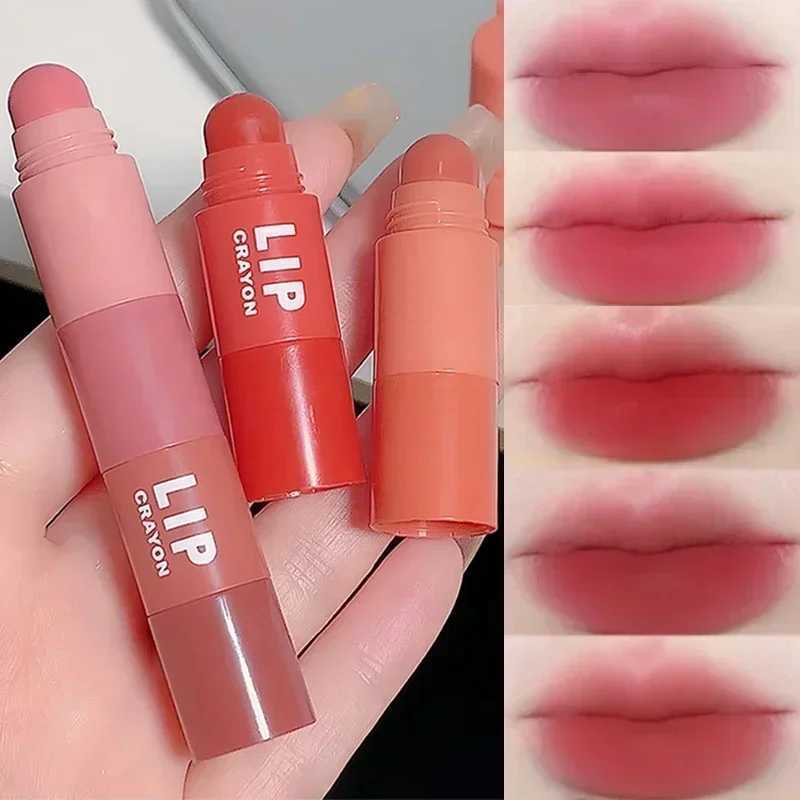 Lipstick Set Lip Gloss 4 Colors In 1 Matte Velvet Lipstick Pen Kit Lipliner Waterproof Lasting Not Fading Lip Makeup CosmeticsXJ250623