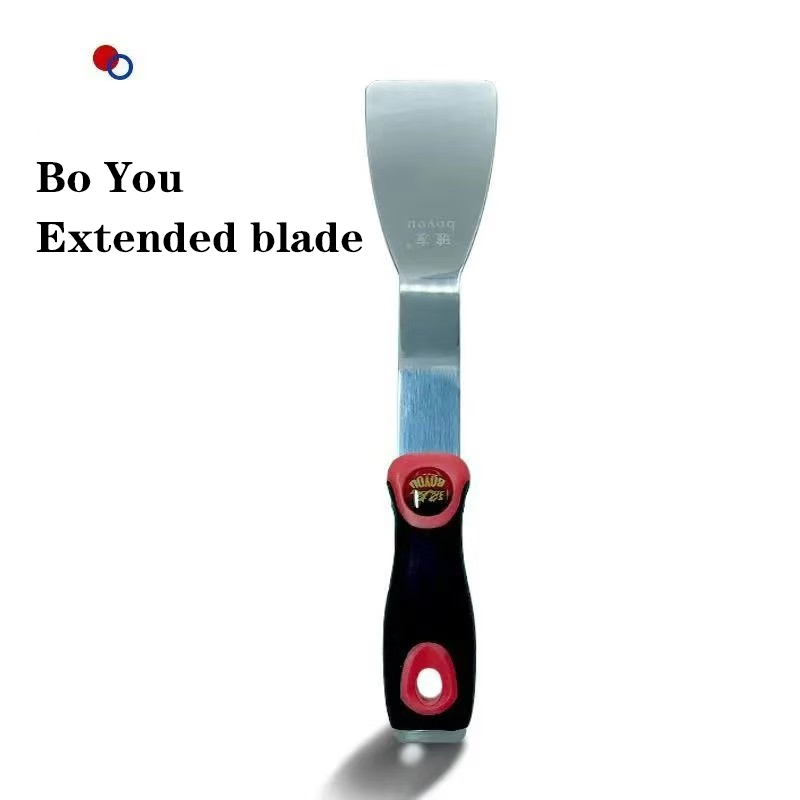 Boyou extended car glass disassembly shovel stainless steel putty knife ground cleaning knife putty knife coating scraper