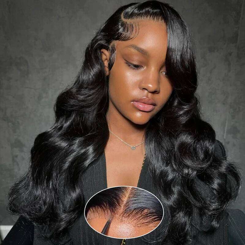 5X5 Glueless plucked and Go Body Wave Human Wigs Pre Cut Ready To Wear 100% Brazilian Hair 30 inch
