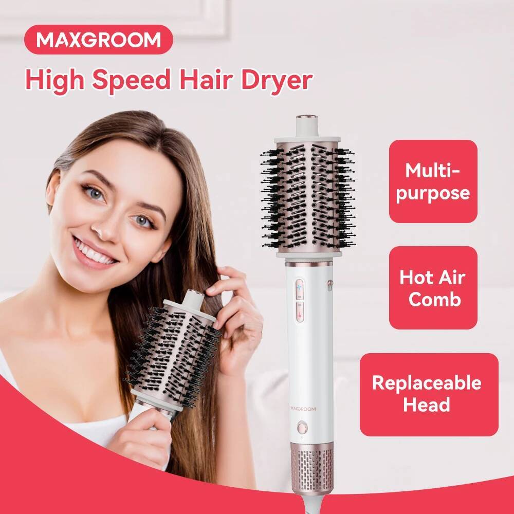 MAXGROOM High-Speed 110000 RPM Fast Dry Hair Care Styling Blow Dryer Brush Negative Ion HairDryer Multi Styler