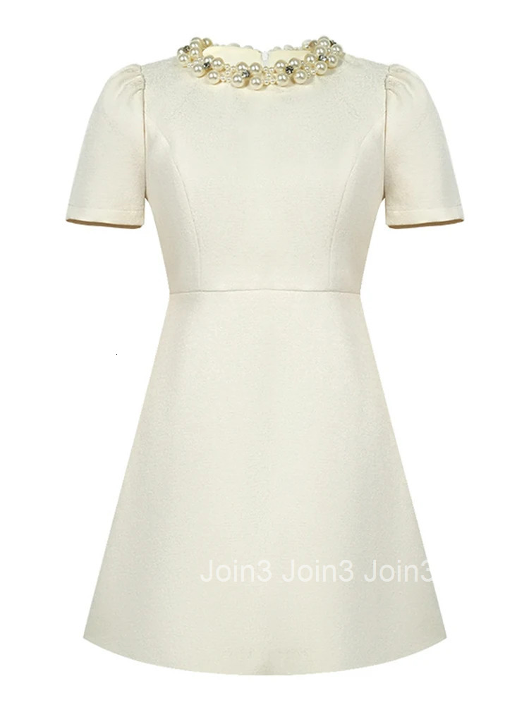 Simple Black Vintage Short Evening Dress Women Clothes New Summer Elegant Pearl O-Neck Slim Mini Party Club Prom Vestidos Fiesta