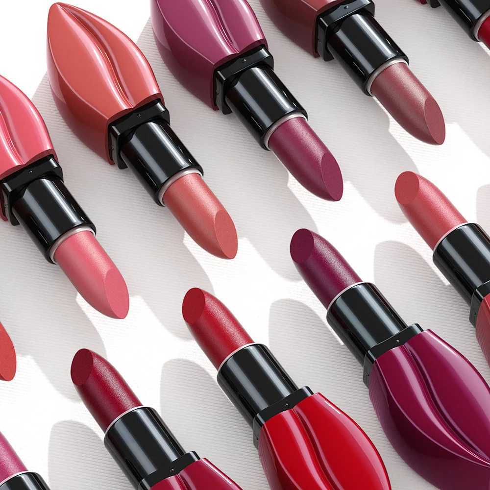 10 Colors Waterproof Big Mouth Nude Matte Lipsticks Long Lasting Lip Stick Not Fading Sexy Red Velvet Lipsticks Makeup Cosmetic XJ250623