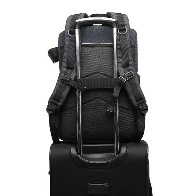 high-quality Multi-functional Camera Bag Digital Lens Outdoor Photography Backpack Lightweight Waterproof Fabric Large Capacity For Canon