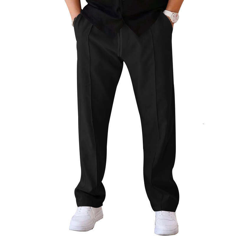 New Cross-Border for Men Spring Summer Loose Straight Sports Casual American Oversize Long Pants