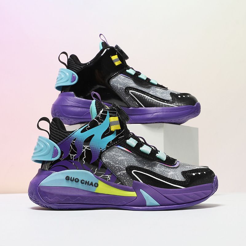 2025 Boys for Kids Sneakers Thick Sole Non-slip Cutefeet Children Sport Child Boy Basketball Trainer Shoes Sizes US12.5C-US7Y H260207 H260305