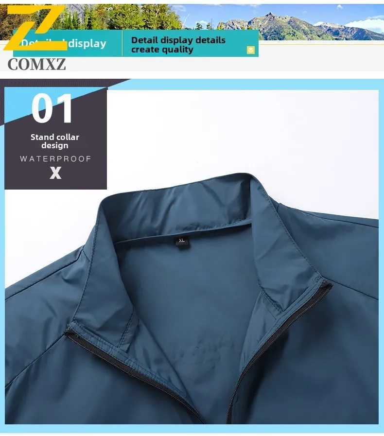 Mens Thin Jacket 2025 Summer New Ice Silk Breathable Quick Drying Sports Top Casual Outdoor Fishing Stand Up Collar Coat 4XL W250623