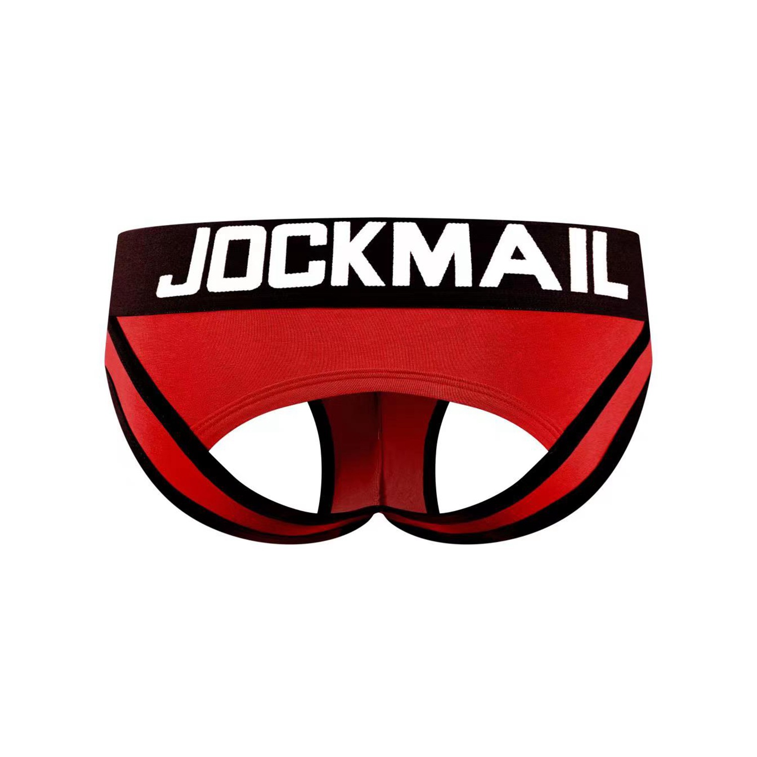 UpUns JOCKMAIL Mens Briefs Sexy Open Back Underwear Pure Cotton Sweat Absorbing Hot Selling Foreign Trade Wholesale