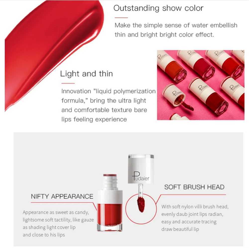 1PC Sexy Pink Womens Lipstick 16 Colors Lasting Waterproof Liquid Pencil Matte Liquid Lipsticks Makeup Non-Stick Cup Lip Gloss XJ250623