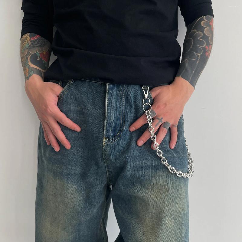 Keychains Ingemark Hip Hop Street Skull Long Wallet Belt Chain For Men Punk Trousers Hipster Pant Jeans Jewelry Accesories