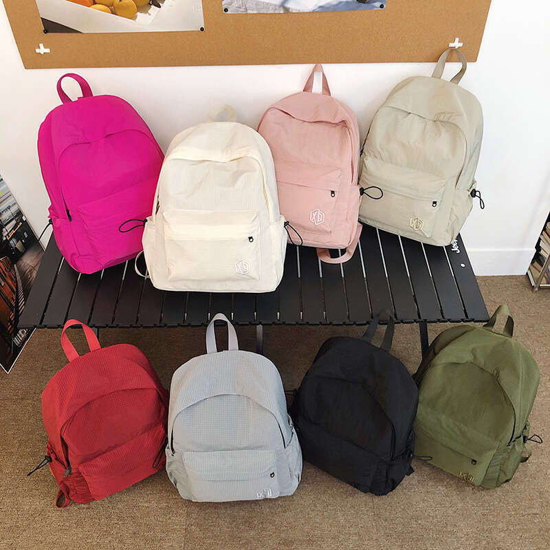 Minimalist Backpack Female College Casual Large Capacity Travel Backpack, Preppy Style for Male High School Students, Trendy Double Shoulder Bag