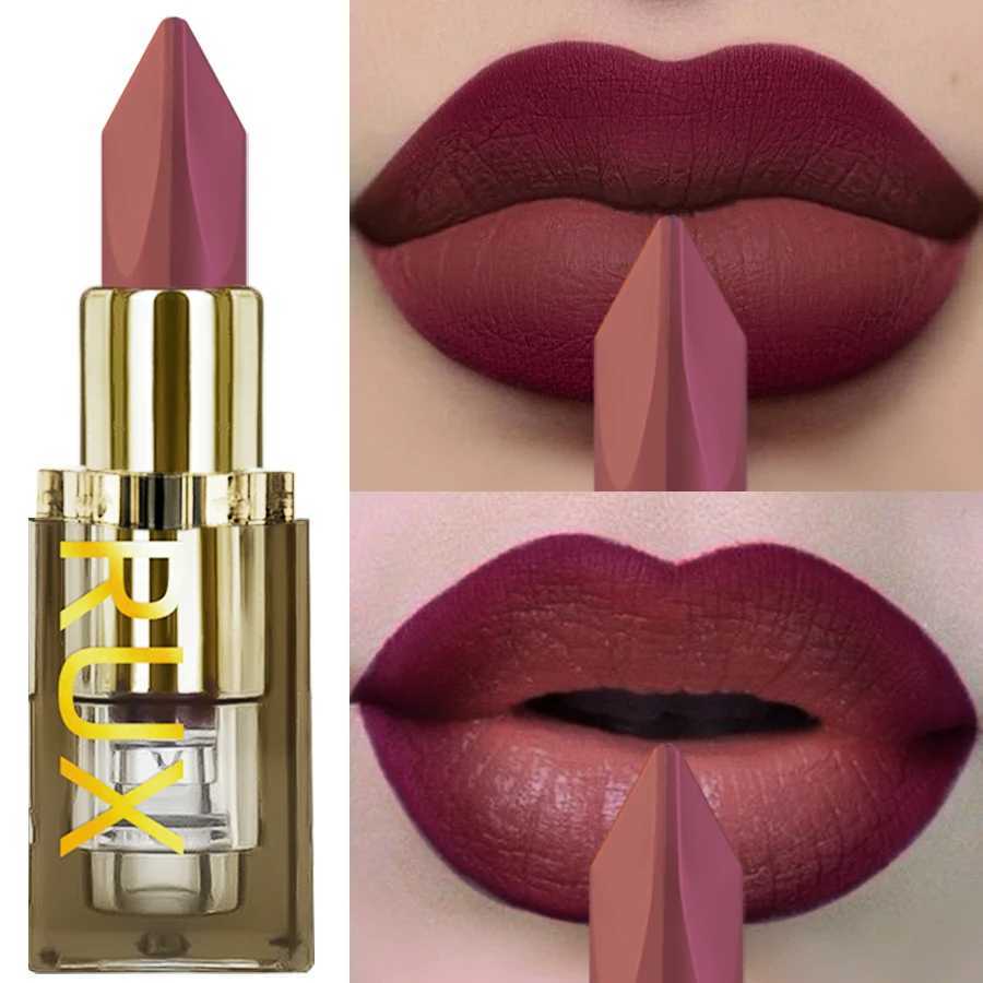 1PC Two-tone Velvet Nude Lipstick Sexy Rose Pink Pigments Waterproof Makeup Long-lasting Professional Cosmetics for women Lip GXJ250623