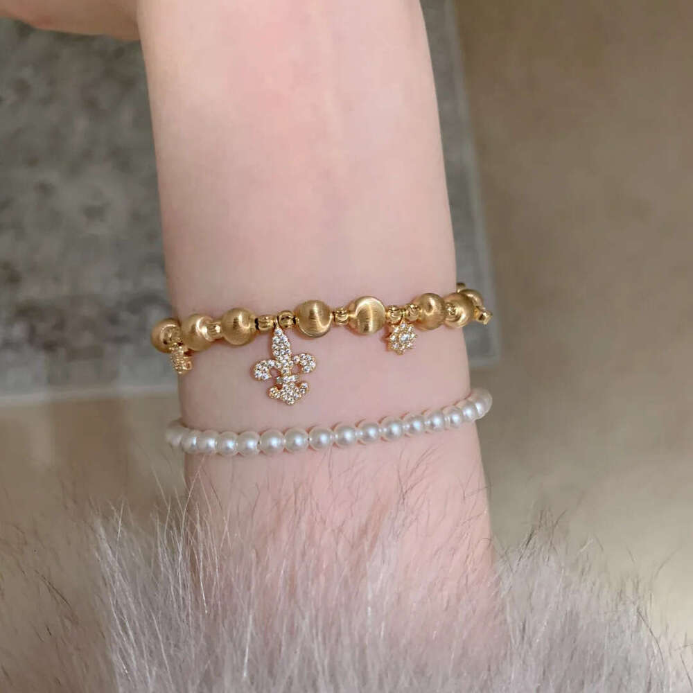 Light Fashion Winter Snowflake Cat Eye New Chinese Style High-end Exquisite Inlaid Dia Iris Flower Bracelet for Women