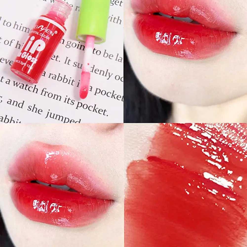 6PCS Moisturizing Lip Gloss Transparent Lip Oil Hydrating Lip Glaze Lip Plumper Hydrating Makeup Liquid Lipstick Set Cosmetics XJ250623