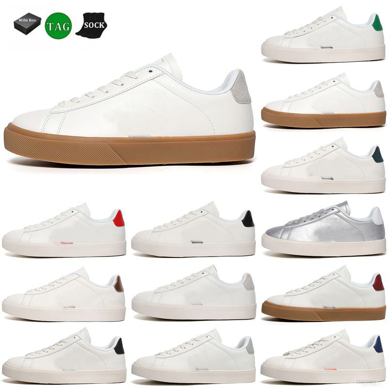 Designer Shoes V Letters Casual Walk Sports Sneakers For Mens Womens Leather Falt Skate White Red Trainers campo Classic chaussure luxe 36-45