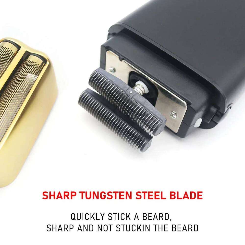 ROSYOUS Rs-620 Beard Trimmer For Men 10000Rpm Double Foil Cordless USB Interface Oil Head Professional Electric Shaver