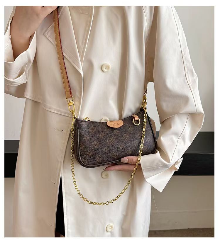 classics Old flower pattern Designer Shoulder Bags Crossbody Bag Luxury Bag Purse Designer Texture Handbag Armpit New Mahjong Bag Temperament Fashion 