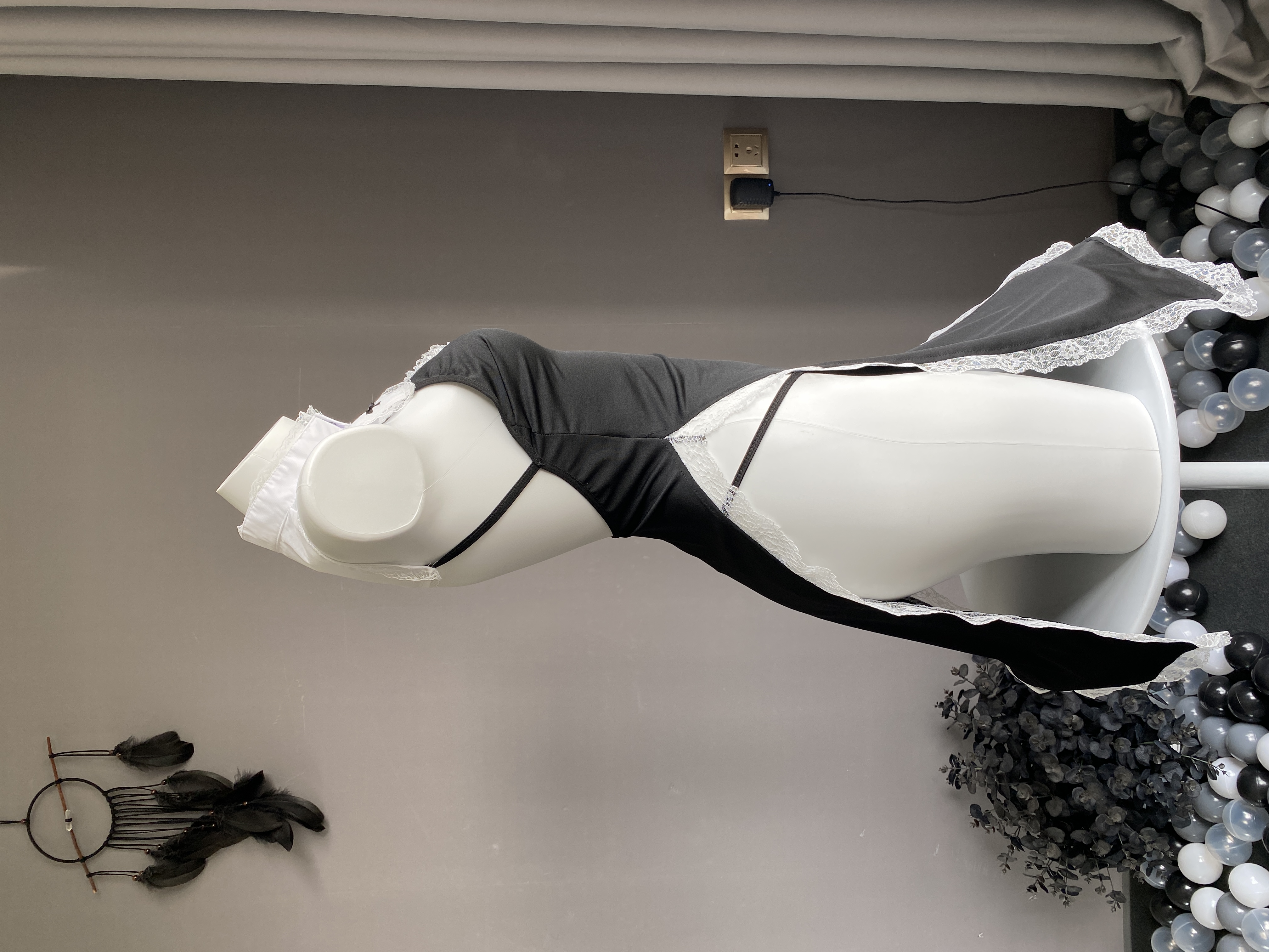 Sexy Nun Uniform Lingerie Set for Adult Romance - Tempting Couple's Pajama Outfit 9181