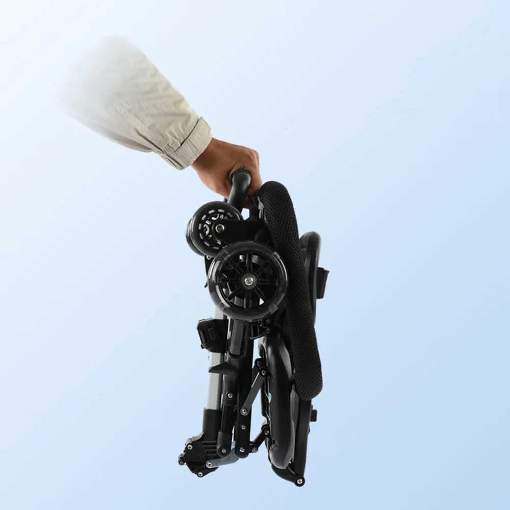 Travel Stroller Multipurpose Lightweight with Canopy Adjustable Portable Foldable Stroller for Park Trips Travel AirplaneXJ250623