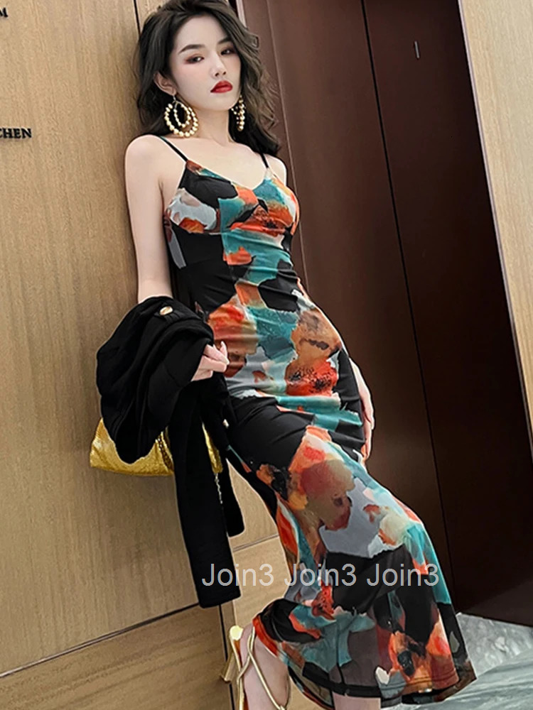 Korean Elegant Women Evening Dress Vintage Sexy V-Neck Skinny Slim Midi Party Club Beach Stretchy Lady Robe Femme Mujer Vestidos