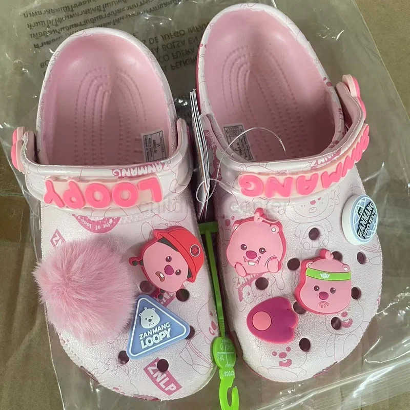 DISNEYNew Croc S Anime-Inspired Slip-Ons Cute Ruby Classic Croc-Style Kids Outdoor Casual Beach Sandals Flip-Flops Christmas Gifts W250623