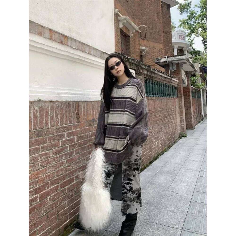 Simple Design Women Soft Plush Hobos Y2k Shoulder Bags Winter Furry Ladies Clutch Purse Handbag Fashion Female Underarm Bag