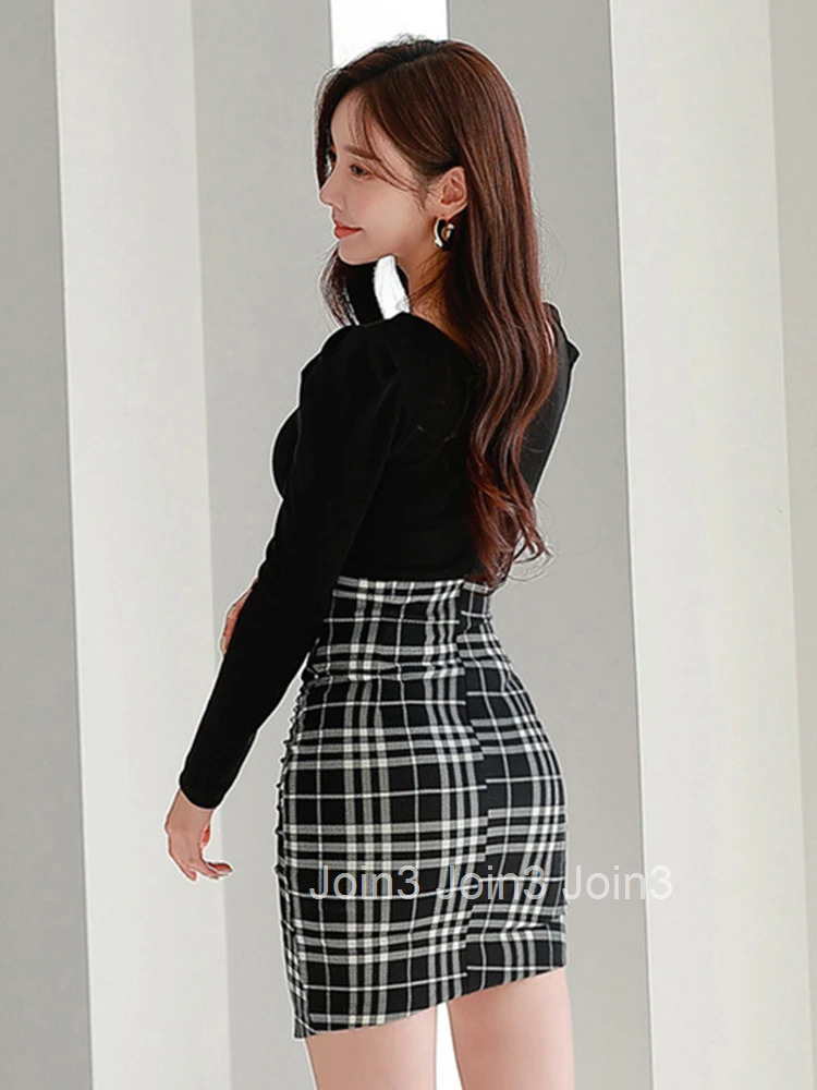 Fashion Lady Y2K Sexy Fake 2 Pieces Asymmetrical Short Dress Women Clothes Elegant Vintage Square Collar Slim Mini Party Vestido