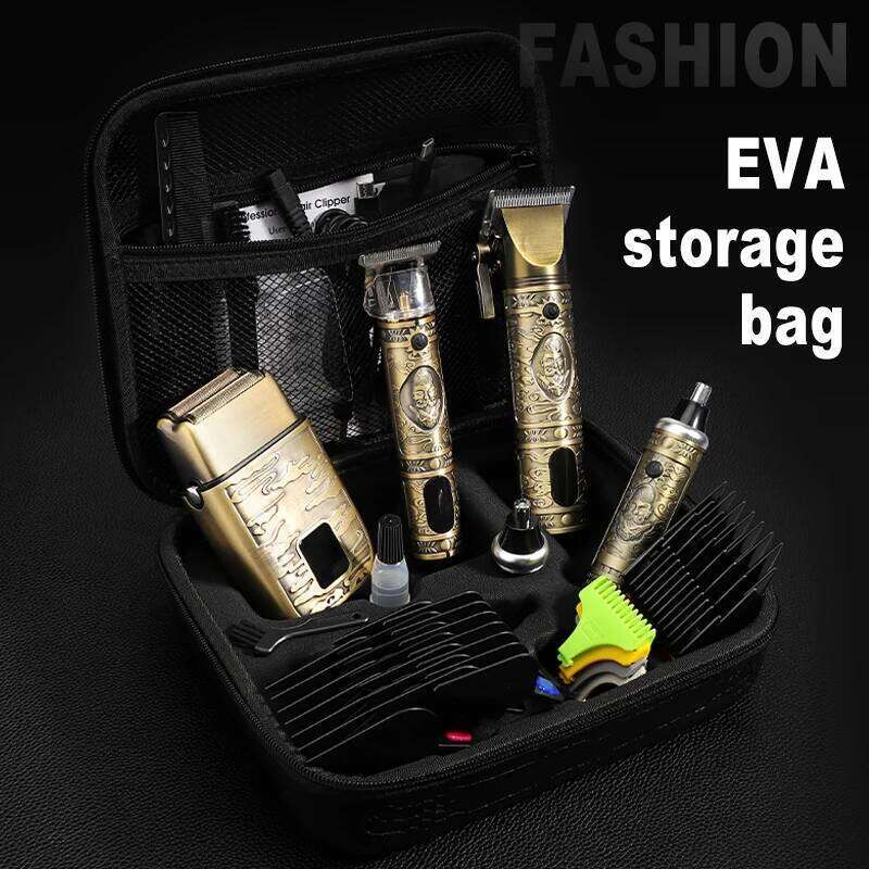 Resuxi 740 All Metal Clippers Ears Nose Trimmer Electric Shaver Set Wtih Bag Hair Cutting Hine Men's Grooming Tools