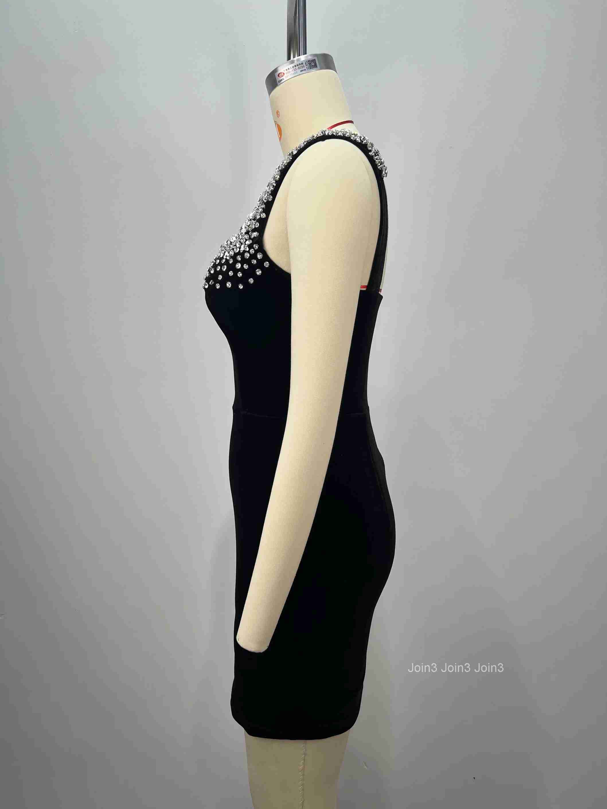 Womens Velvet Bandage Dress Rhinestone Straps Beaded Neckline Deep V Back Zipper Evening Gown Formal Wedding Guest