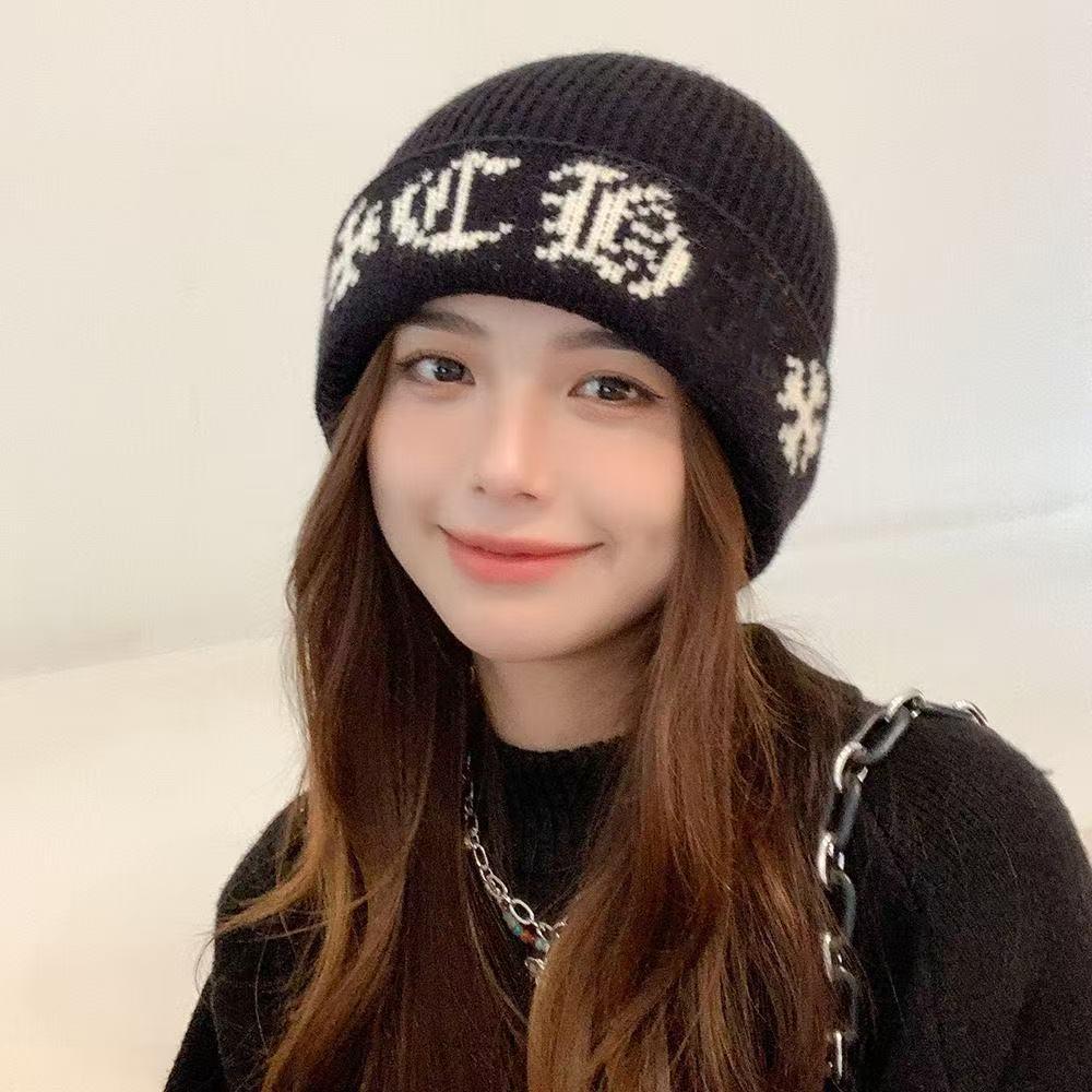 Designer beanie cap hat men bonnet women winter hats Chrome Wool and cashmere hat, warm fashion, simple and generous, high-end atmosphere, designer luxury hats, cross hats