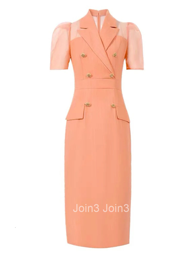 New Summer Elegant Office Business Formal Occasion Dress Women Clothes Mesh Sheer Striped Short Sleeve Slim Midi Pencil Vestidos