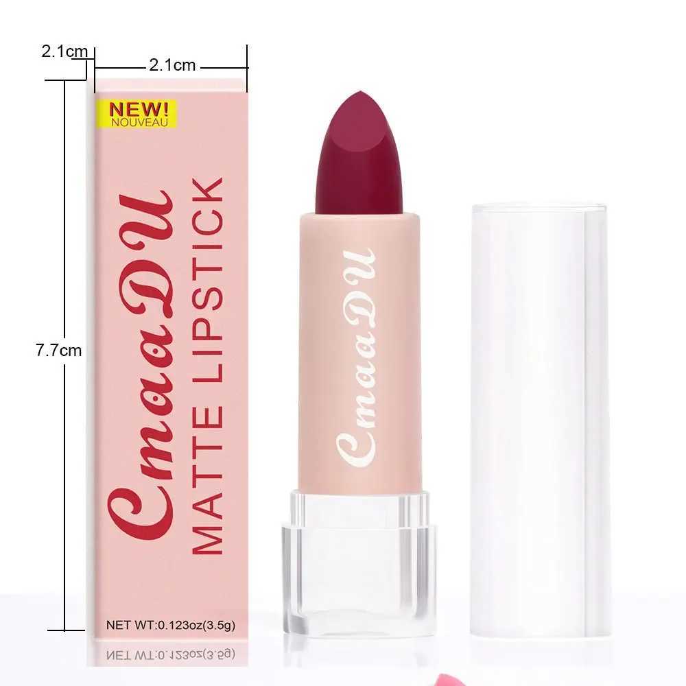 Matte Nude Pink Velvet Lipstick Milk Silky Texture Lips Stick Lasting Waterproof Matte Lipsticks Sexy Red Lipstick Korean MakeupXJ250623
