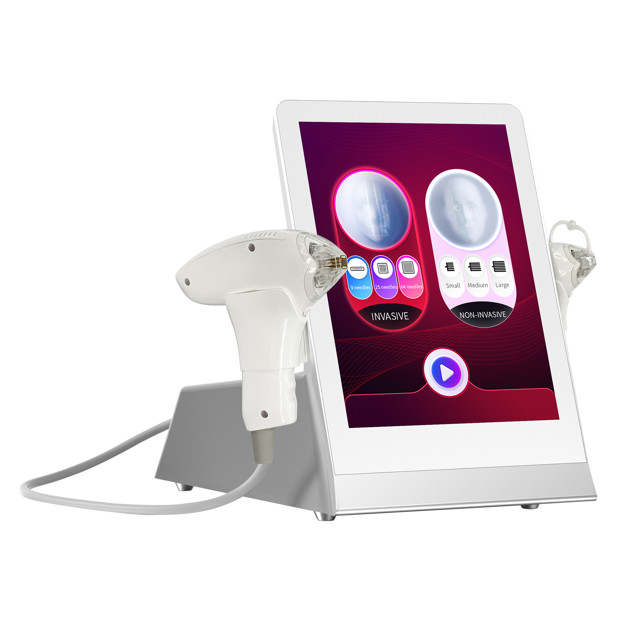 Gold Rf Microneedle Machine For Facial Anti-Aging, Firming, Pore Removal, Acne Scar Removal, Wrinkle Removal, Professional Beauty Salon Equipment