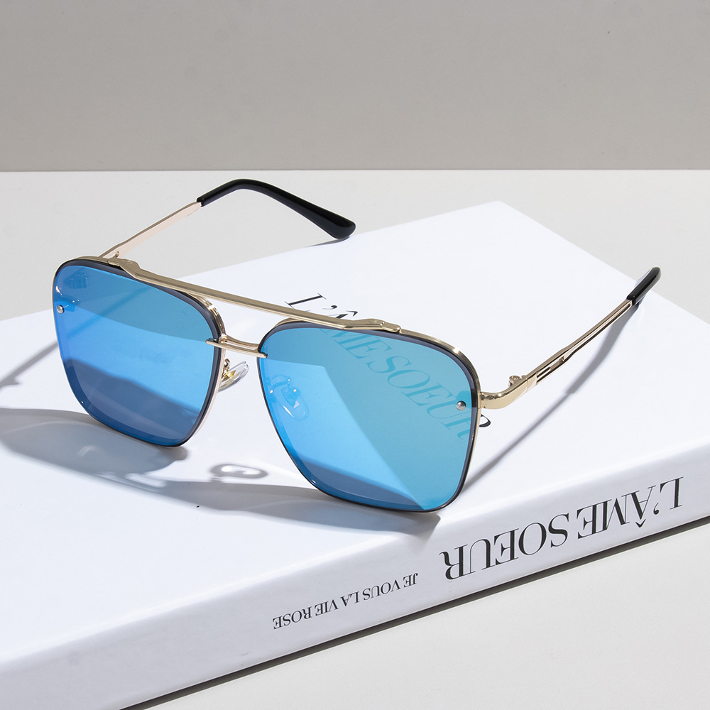 Designer Sunglasses For Women Men Fashion Sunglasses Luxury Polarized Lens Goggle Pilot PC Frame Oversized UV400 Eyewear Luxury Style Sunglasses DY010