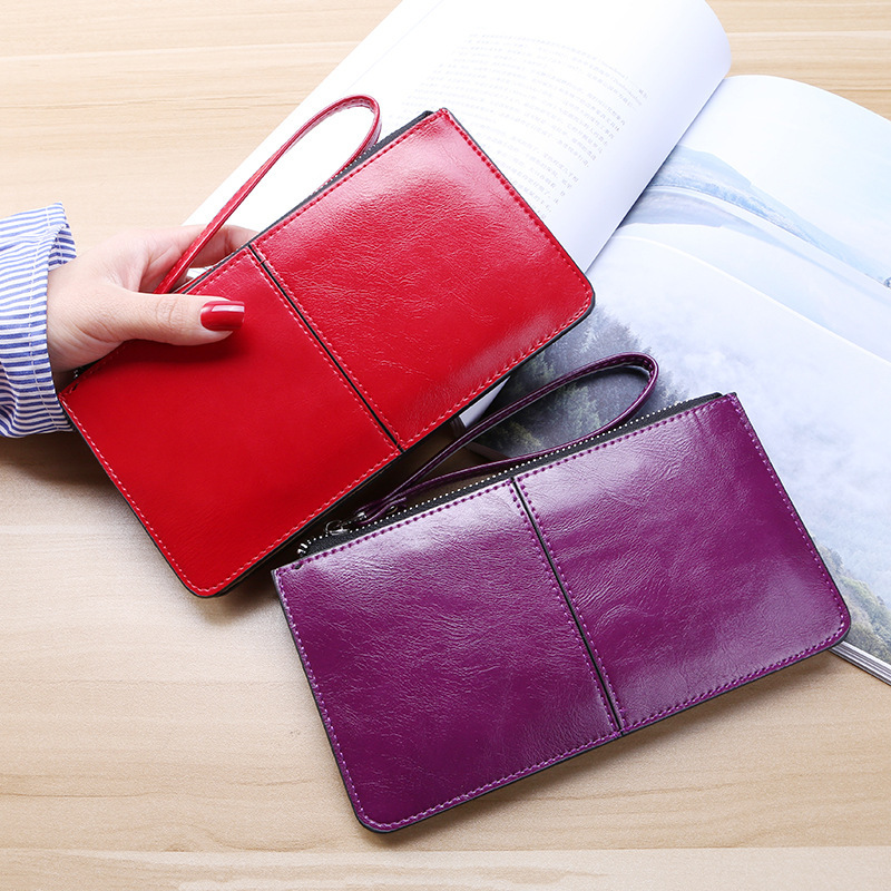 Free Shipping 2025 New Designer Bag Manufacturer Wholesale Zipper Wallet Long Clutch Bag Women's Multi-card Slot Large Capacity Multi-function Wr