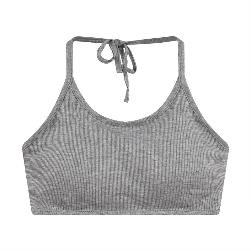 Sexy Women's Bra Bralette Combo: Strapless Top with Elegant Halter Detailing and Comfortable Back Support Bra