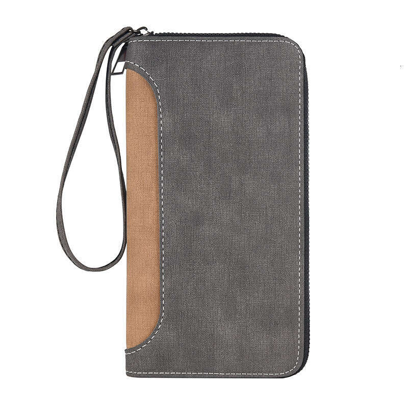 2025 New Men's Long Wallet Multifunctional Clutch Large Capacity Personalized Zipper Coin Purse Phone Bag