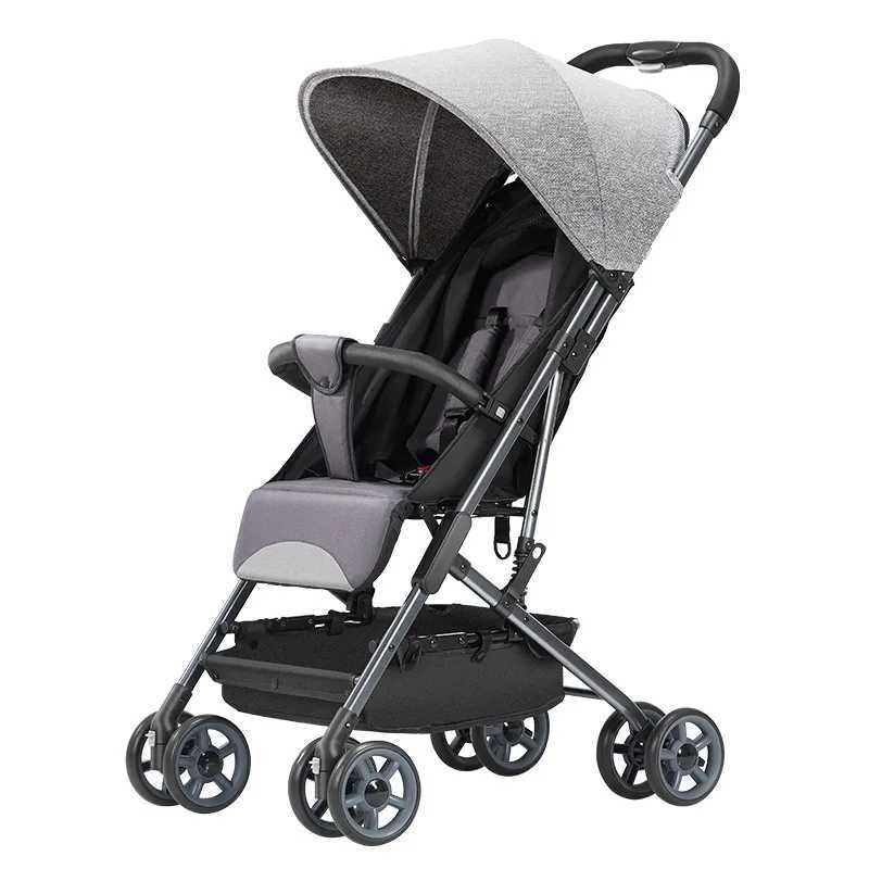 Baby Stroller Suitable for Travel Lightweight Foldable Baby Stroller with Sitting and Lying Function Can Be Taken on AirplanesXJ250623