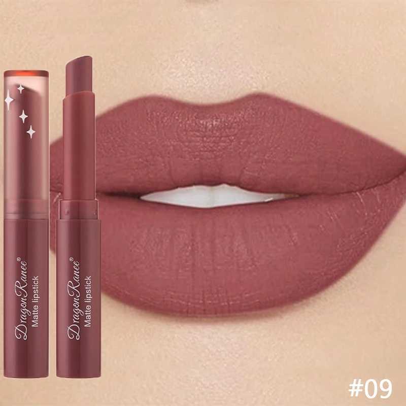12 Color Nude Pink Matte Lipstick Waterproof Velvet Lipsticks Sexy Red Brown Lips Plumping Makeup Long Lasting Lip Gloss Pigment XJ250623