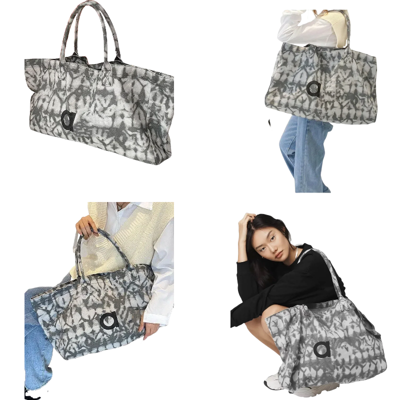 Women And Men's Designer 5A Along Yoga Bag High-Capacity Sport Fitness Shoulder Bag Daily Shopping Canvas Bags